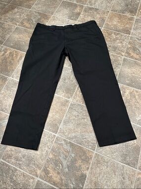 Haggar Black Men's Dress Pants - Straight Leg